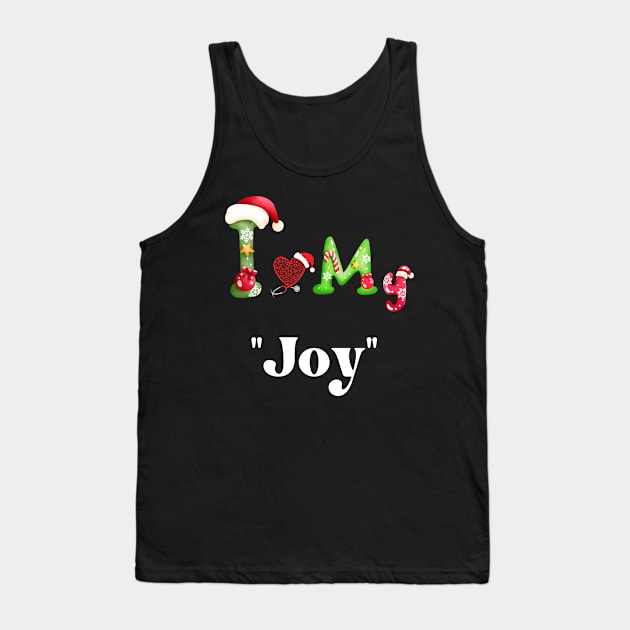 Xmas with Joy Tank Top by Tee Trendz